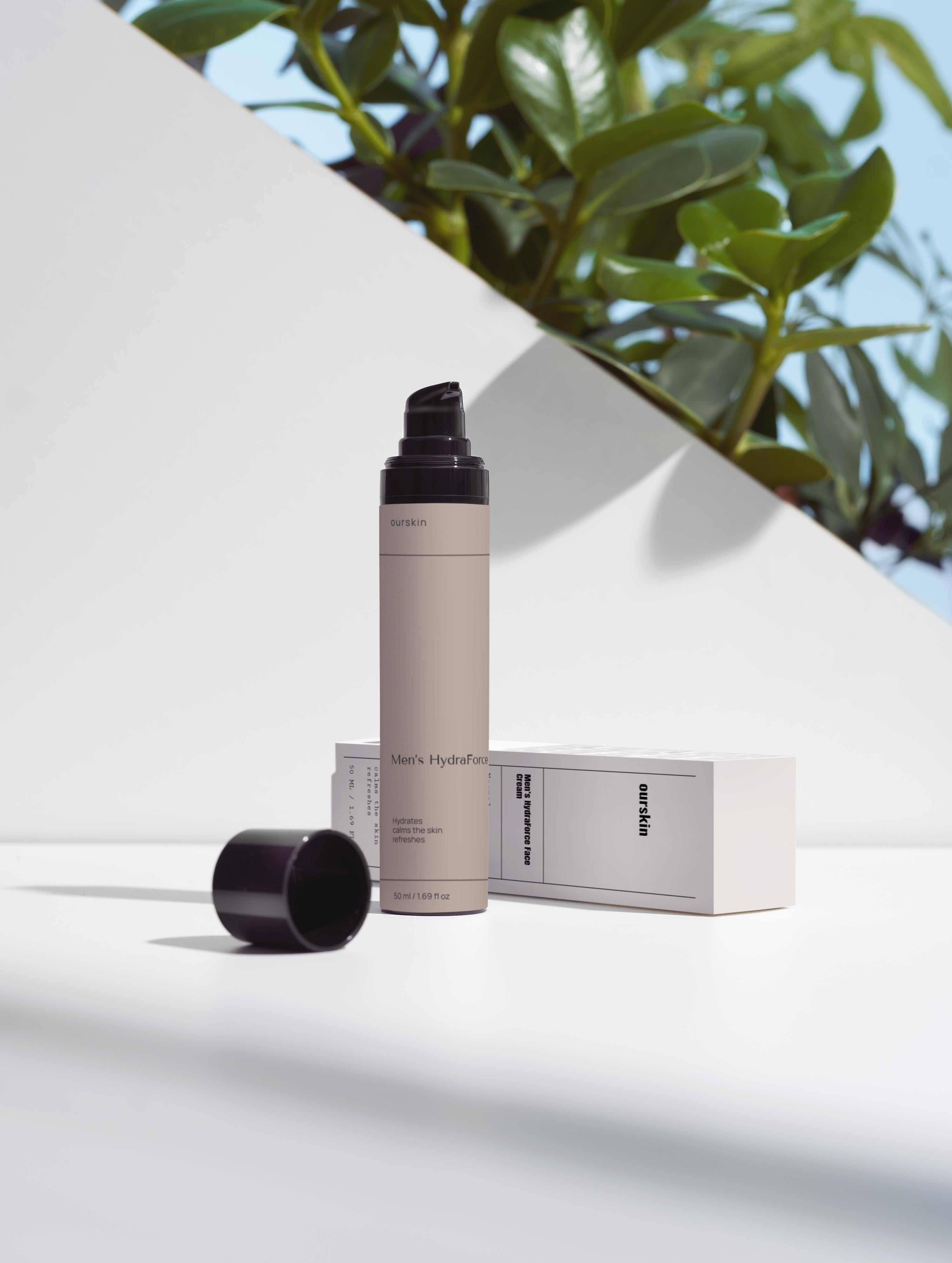 Men’s HydraForce Face Cream for hydration and post-shave skin care